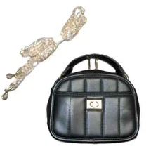 Forever 21 Small Black Quilted Crossbody Bag