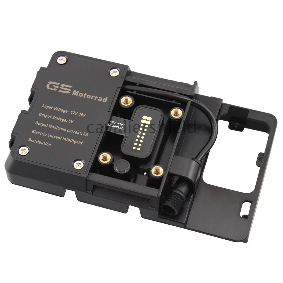 Soporte de navegación GPS para teléfono móvil carga USB para BMW R1200GS R1200RS F700GS Foto 3 de 4