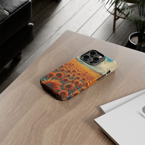 Phone Case for iPhone, Pixel, Galaxy - Sunflower Field Floral Sky Flower Cover - Picture 37 of 191