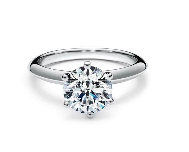 The Tiffany® Setting Engagement Ring in Platinum Size