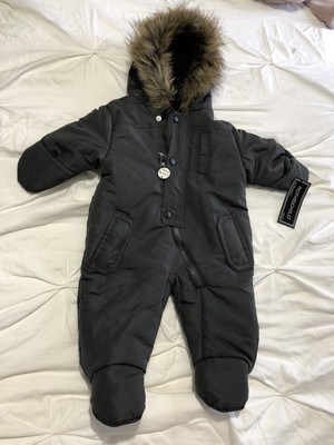 snowsuit with fur hood
