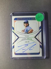2022 Panini National Treasures Apprentice Ink Josh Smith Auto # /25 rangers