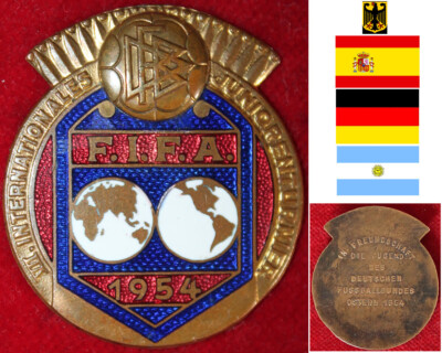 Médaille Du 23ème Concours Meilleur Footballeur 1954 - En Coffret, Bon état, Origine France