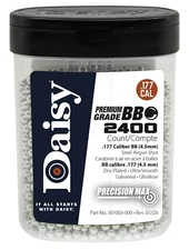 Daisy PrecisionMax Premium 177 Zinc-Plated Steel BB Shots 2400/Bottle 980024446