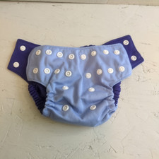 Bella Luna Pocket Cloth Diaper Small Purple No Insert