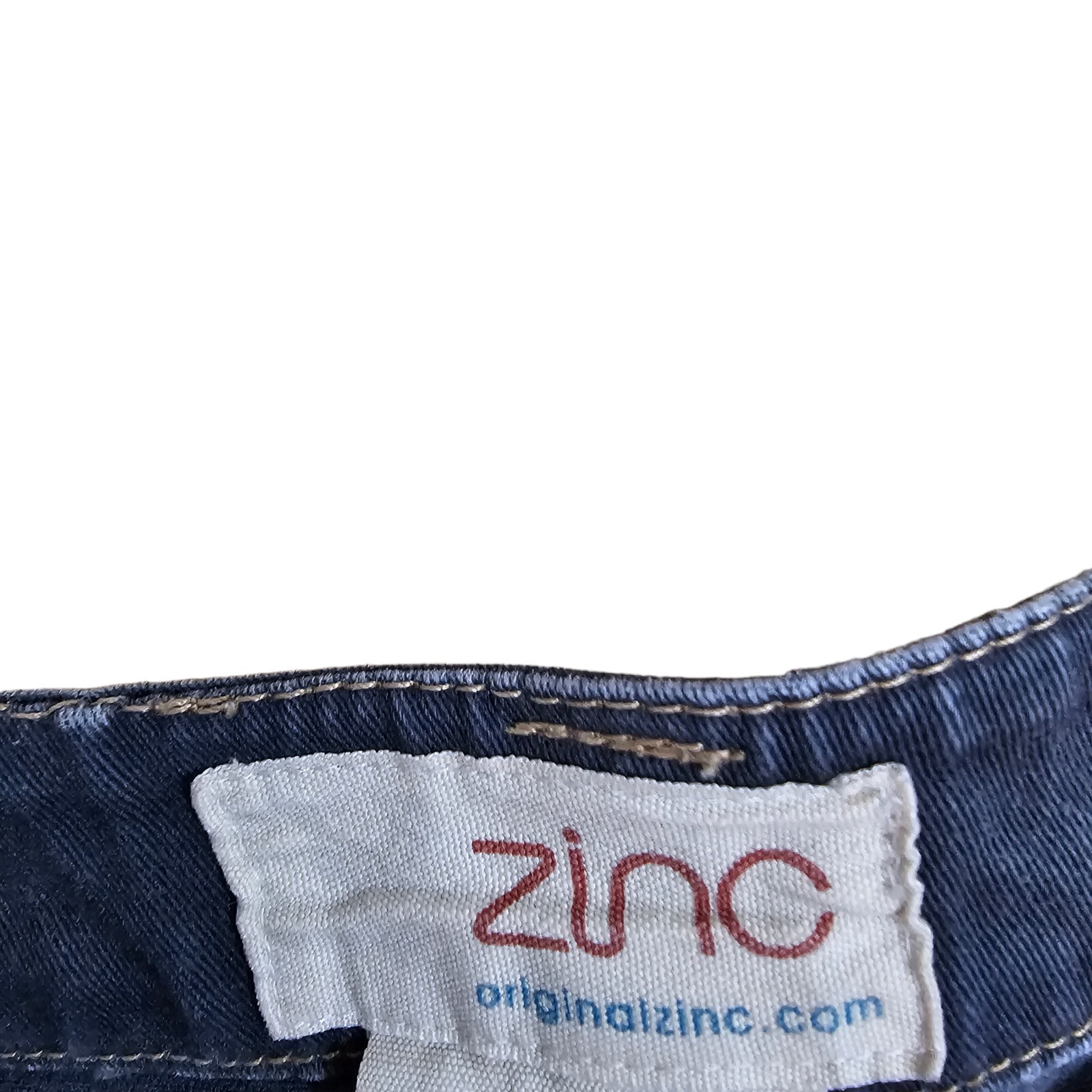 Vintage Y2K Zinc Cargo Pants Jeans Womens Size Medium Blue Cropped