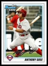2010 Bowman #BP104 Anthony Gose Rookie Philadelphia Phillies