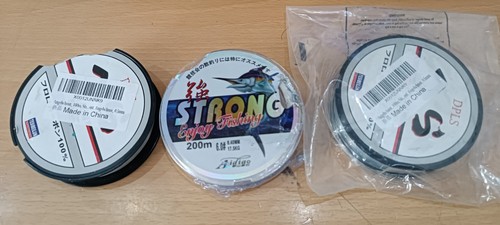 200 M Fishing Line, 0.4mm Nylon Fishing Wire Assorted Items Pack of 3 - Picture 3 of 3