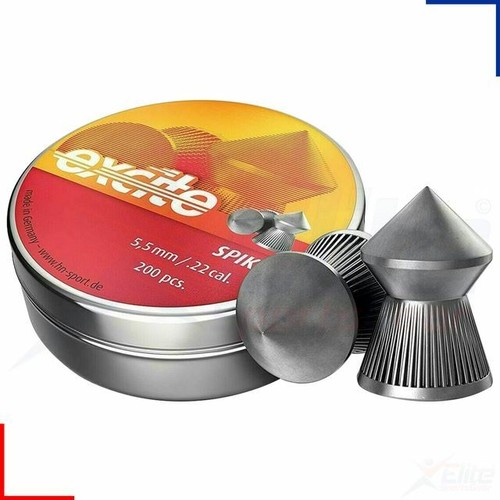 H&N Excite Spike Pellets .22 5.5mm Air Rifle Target Pest Control Tin