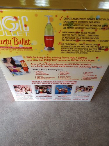 MAGIC BULLET Party Bullet Blender Mixer Drink Making System PBR-1802 - Picture 6 of 7