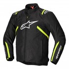 Alpinestars Men's Textile Jacket - T-SPS V2 Waterproof - Black/White/Yellow Fluo