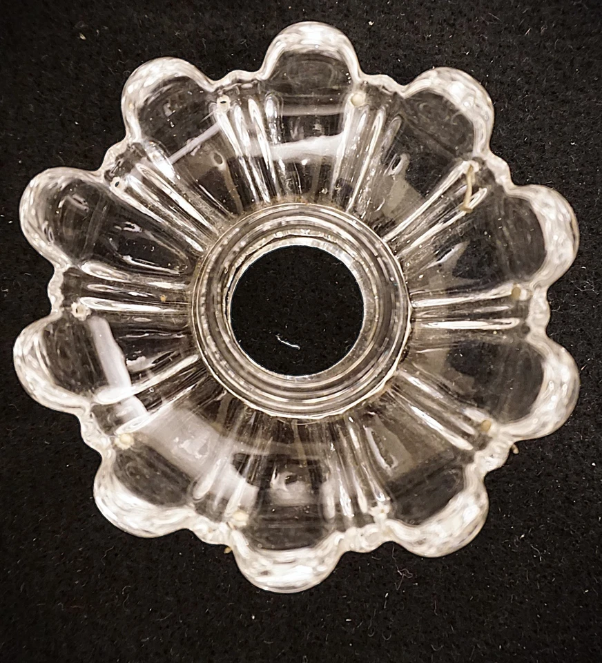 4 Antique Baccarat Crystal Candelabra Chandelier Bobeches Replacement - Image 3 of 4