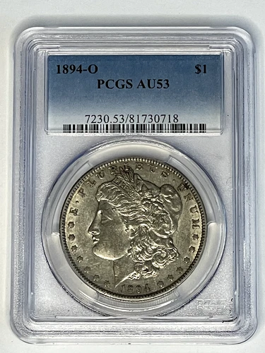 1894-O Morgan Silver Dollar $1 PCGS AU53 ~ Nice Original Coin ~ Free US Shipping