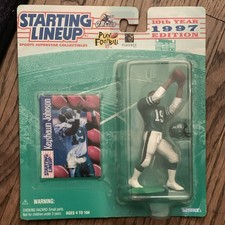 Kenner Starting Lineup Keyshawn Johnson NFL Football Action Figure Boxed 1997