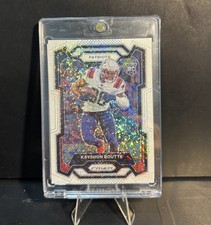 2023 Panini Prizm Kayshon Boutte RC White Sparkle SSP Rookie #370 Patriots