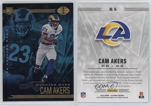 2020 Panini Illusions Trophy Collection Light Blue /199 Cam Akers #16 Rookie RC