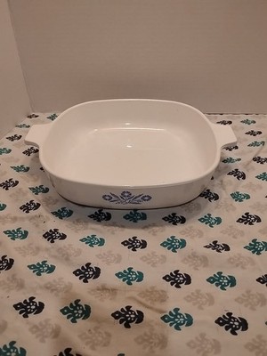 Vintage CorningWare Blue Cornflower Casserole Dish Model P-9-B. Made In USA