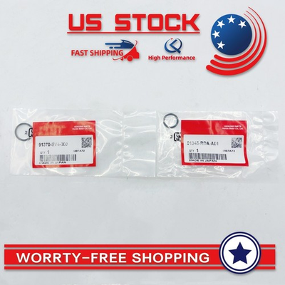 #ad OEM NEW 2PC KIT POWER STEERING PUMP INLET amp; OUTLET O RING SEALS FOR HONDA ACURA $7.89