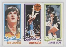 1980-81 Topps Tom LaGarde Swen Nater James Silas #213-215-69 10fs