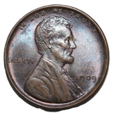 1909 1C Lincoln Cent BN- Choice UNC- SMH-600