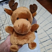 Cinnamon Reindeer Palm Pals Plush 8" with Tags