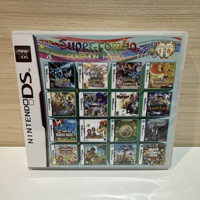 Nintendo DS DSi 3DS Supergame Cartridge mit Hülle, 208 Spiele in 1