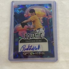2025 Leaf Optichrome Auto Autograph Aquatic Thatcher Hurd 1/1