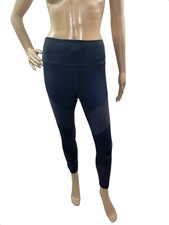 Zyia Active Women  s Size M 8-10 Solid Black Yoga Gym Athletic Leggings