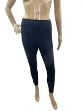 Zyia Active Women’s Size M(8-10) Solid Black Yoga Gym Athletic Leggings