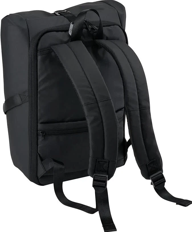 Black CabinMax Rolltop Ryanair Backpack 40x20x25cm Hand Luggage - Image 2 of 4