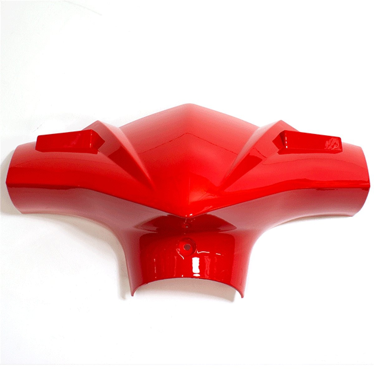 Handlebar Fairing Gloss Red Front Painted ABS Scooter Screw-on PNLHND057 PLASTIC