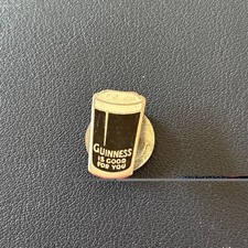 Early 1930's Guinness Is Good For you Lapel Badge GA166A HW Miller  22 x 12 mm