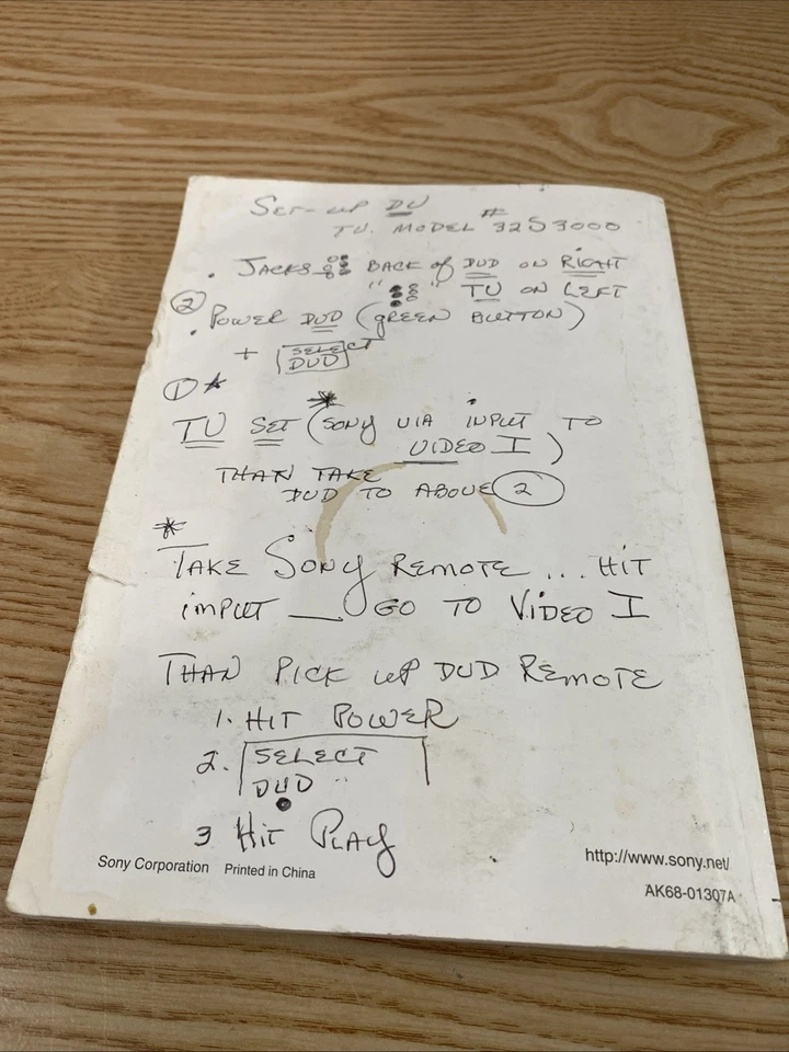 Sony DVD Player/ VCR SLV-D380P Operating Manual - Image 2 of 3