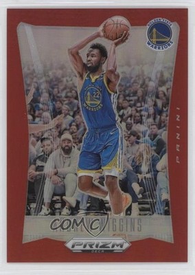 2023-24 Panini Prizm Deca Red Prizm 178/199 Andrew Wiggins #142 12l9