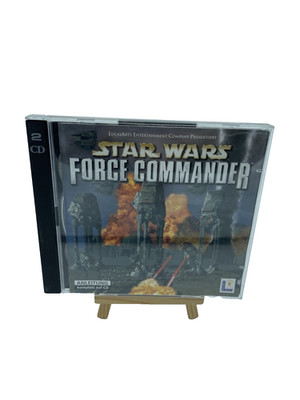 Star Wars Force Commander PC Spiel 2 CDs Echtzeit Strategie Lucasarts 2000
