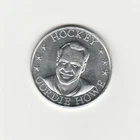 1971-72 SUNOCO ALUMINUM COIN, TOP PERFORMERS, GORDIE HOWE 25 YRS 1946-71 NRMT