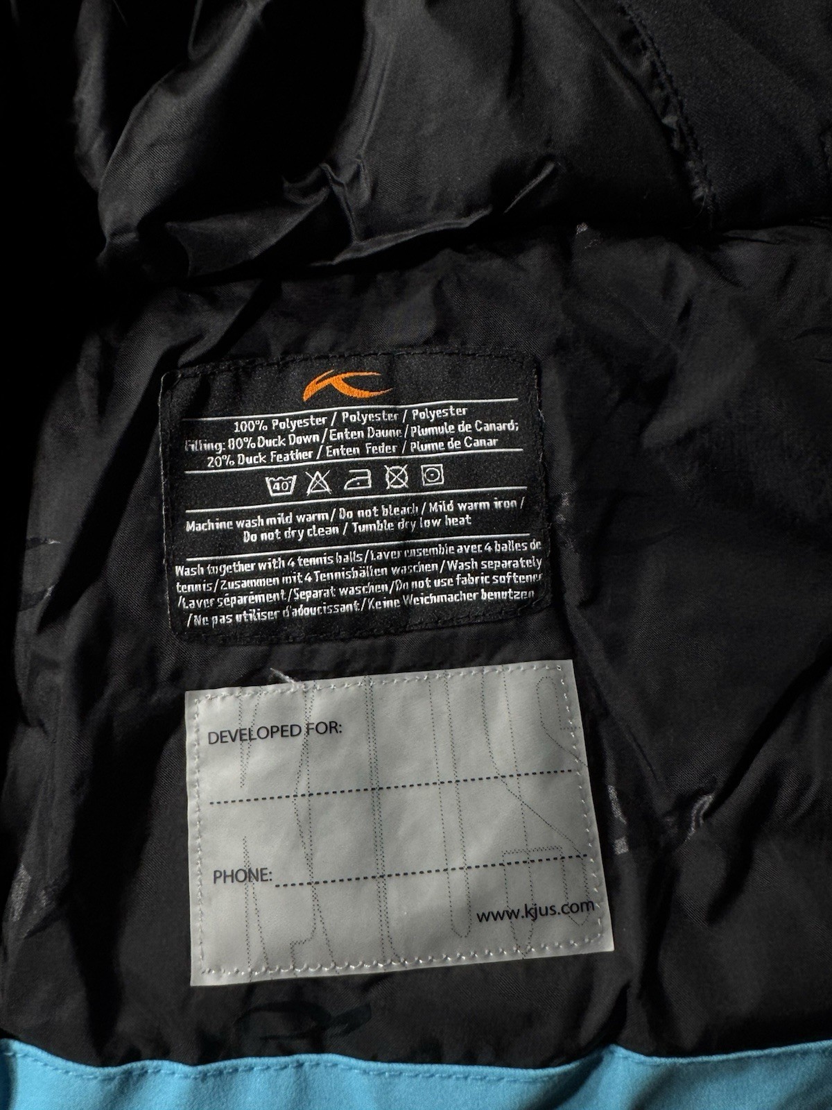Kjus Ski Jacket Junior Size 152 Down Jacket Kids … - image 6