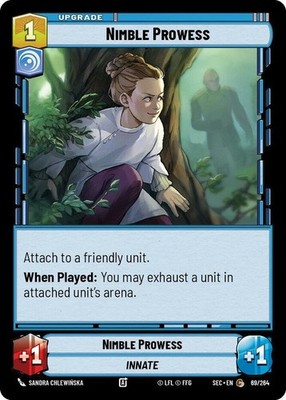 x3 Nimble Prowess C Star Wars Secrets of Power M/NM