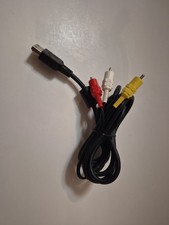 Genuine Official OEM Sega Dreamcast Composite AV Cable Cord TESTED WORKING