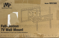 Mounting Dream MD2380 TV Wall Mount Bracket Full Motion Articulating 32-65in