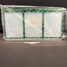 Pokemon TCG One Touch Case Magnetic 3 Card Display GREEN NEW
