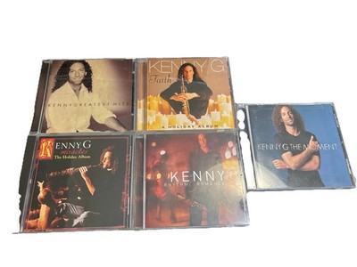 Kenny G CD Lot of 5: I'm in the Mood for Love, Live, Breathless, Silhouette, +