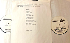 9/12/88 NBC RADIO NETWORK LEGENDS OF ROCK PRESENTS PHIL COLLINS, INTERVIEWS/HITS