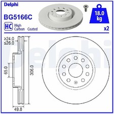 2x Bremsscheibe 26237091 vorne für Cupra Formentor KM7 Leon KL1 KL8 Terramar KP