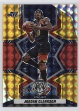 2021 Panini Mosaic Choice Fusion Red & Yellow Prizm 14/88 Jordan Clarkson #4 2o0