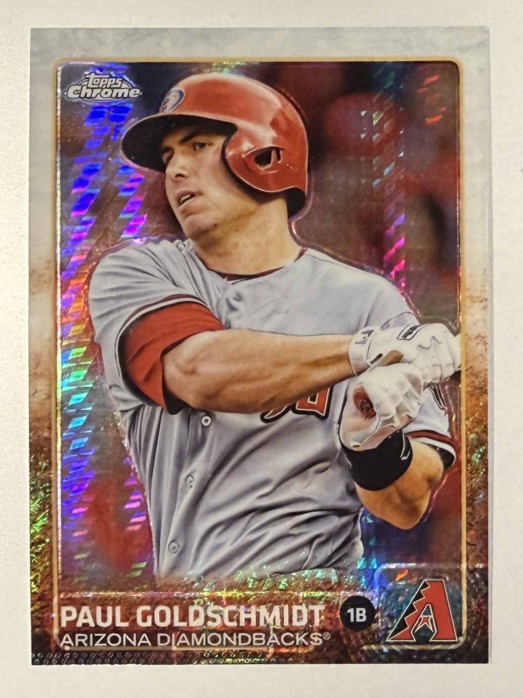 Paul Goldschmidt 2015 Topps Chrome Prism Refractor #106 FHOF NM-MT