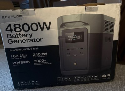 EcoFlow Delta 2 Max 2048WH 4800W Portable Battery Generator Power