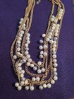 Vintage C Brand Multi Chain Bead Necklace — photo 4