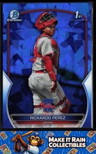 Rickardo Perez 1st 2023 Bowman Sapphire Edition #BCP-27 Philadelphia Phillies