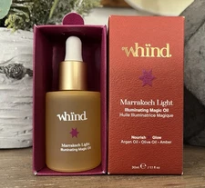 WHIND Marrakech Light Illuminating Magic 🪄 Oil 1.1 fl oz. New in Box w/ Gift